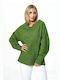 Figl Damen Pullover Grün