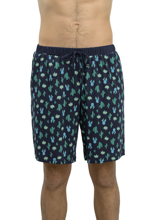 Vamp Men's Summer Pajama Bermuda Multicolour