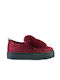 G+ Footwear Loafers Women's Slip-Ons Red