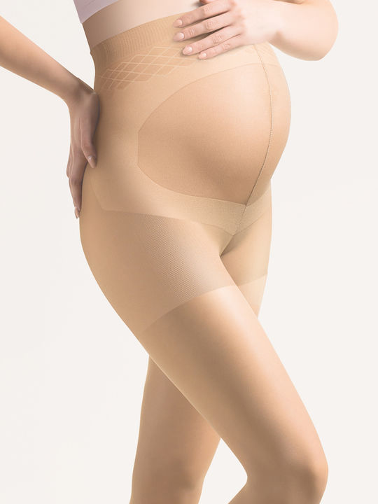 Gabriella Women's Maternity Tights Mamma 40 Den Caramel