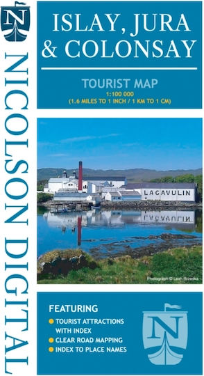 Nicolson Tourist Map Islay Jura Nicolson Digital Ltd Sheet Map