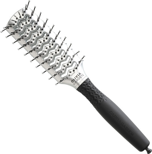 Olivia Garden Essential Style Bürste Haare Silber