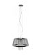 Italux Benjamin Mdm1895-1bk Suspension Pendant 1x40w E14 Chrome Black