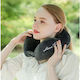 Cotton Travel Pillow 28x28x10cm Gray