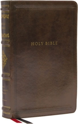 Nkjv, Personal Size Reference Bible, Sovereign Collection, Leathersoft, Brown, Red Letter, Comfort Print
