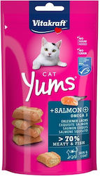 Vitakraft Yums Snack-Leckereien mit Lachs für Katze 40gr