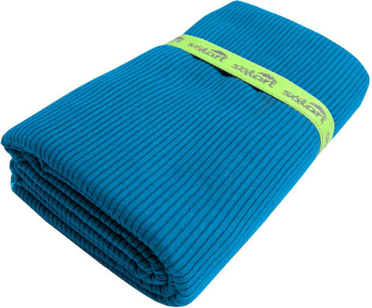 Solart Πετσέτα Microfiber Σώματος 220gr/m² Μπλε 75x150εκ.