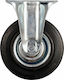 Solid Hoop A 75mm 87301 Black Rubber