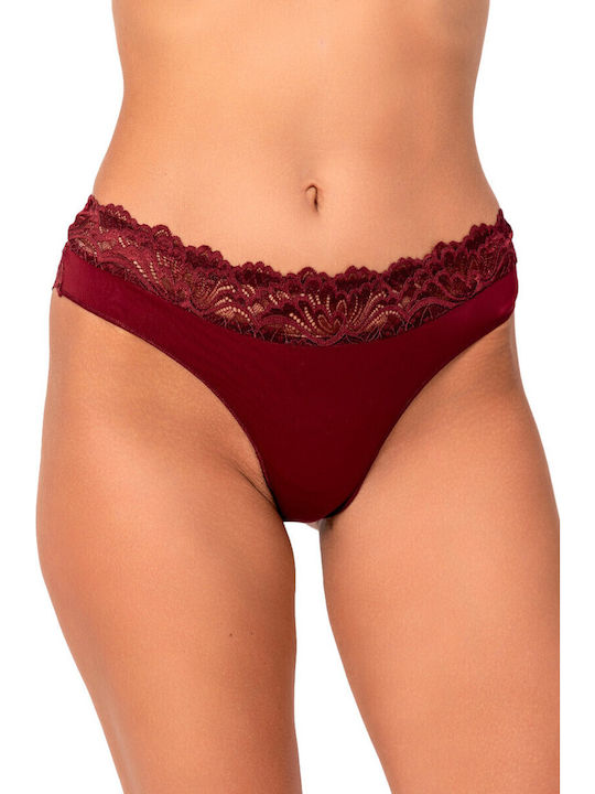 Avangard Brazil Lace Burgundy