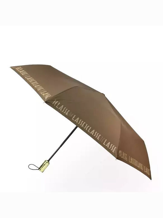 Alviero Martini 1a Classe Automatic Umbrella Compact Brown