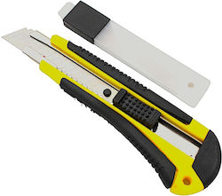 Set Folding Knives with Blade Width 18mm Yellow