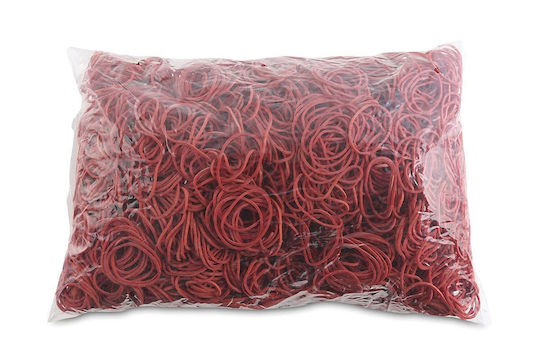 Office Products Λαστιχάκια Συσκευασίας με Διάμετρο 30mm Κόκκινα 1000gr