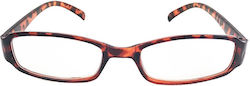 Fashion Zone Lesebrille +3.00 in Braun Farbe 142-52681