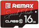 Memory Card Remax Speed Flash Micro Sd 16gb Class 10 Uhs-1 Red 62057