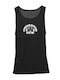 Men's Athletic Sleeveless Blouse Black