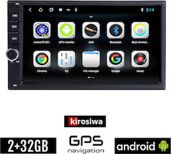 Kirosiwa Sistem Audio Auto pentru Nissan Juke / Micra / Navara / Notă / Qashqai / Tiida (Bluetooth/USB/AUX/WiFi/GPS) cu Ecran Tactil 7"