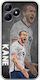 Euro 2024 Harry Kane Realme C53 Transparentes Silikon Flexibles TPU Handyhülle