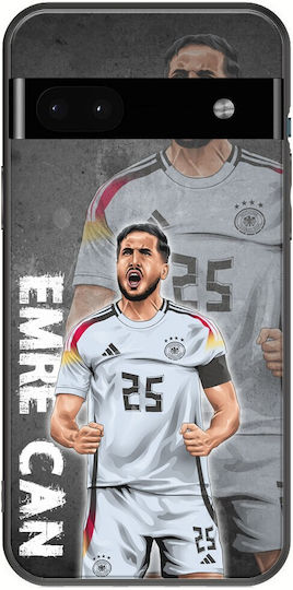 Евро 2024 Emre Can Google Pixel 6a 5g черен TPU черен силикон