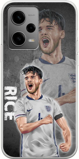 Euro 2024 Declan Rice Xiaomi Poco X5 5g Flexible Tpu Transparent Silicone