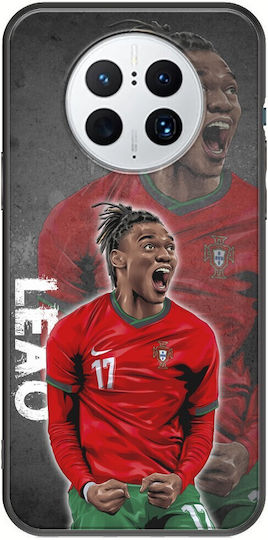 Euro 2024 Rafael Leao Huawei Mate 50 Pro Black Tpu Black Silicone
