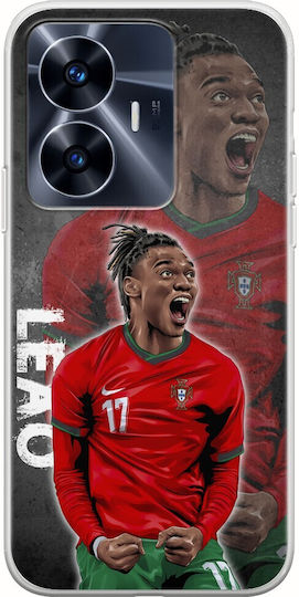 Euro 2024 Rafael Leao Realme C55 Flexible Tpu Transparent Silicone