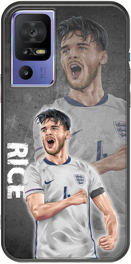 Euro 2024 Declan Rice Tcl 40 Se Schwarz Tpu Schwarzes Silikon