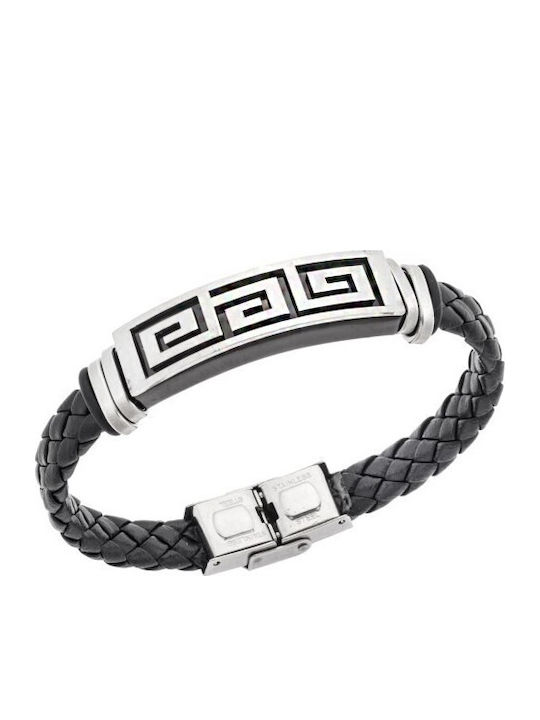 Senza Herren Armband mit Design Maianros aus Stahl
