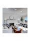Vivalux Adjustable Pendant Light White 8x88x120cm