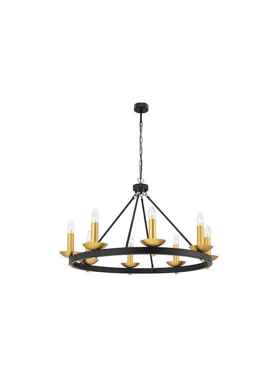 Luma Chandelier Candlestick 8xE14 White 80cm 10...