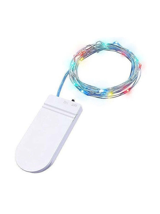 20 Lămpițe LED 2m. Multicolore tip Șir 1buc