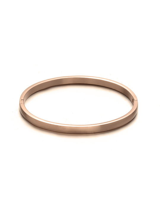 Steel Bracelet Rose Gold 4mm 1pc