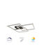 Braytron Ceiling Mount Light Black with Integrated LED and Crystals