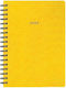 Next Diary 2025 Prespan Daily Spiral Yellow 17x...