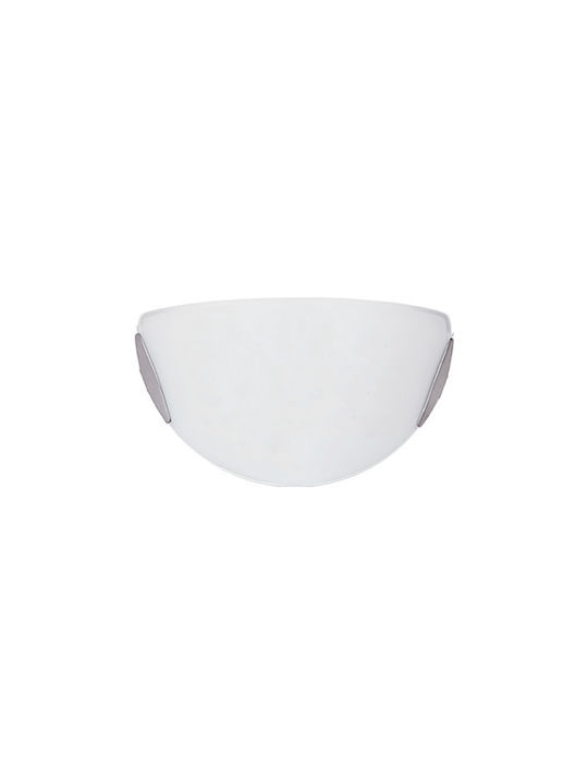 Led7 Φωτιστικό Τοίχου με Ντουί E27 Λευκό 160x90εκ.