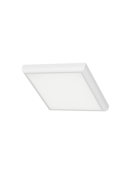 Braytron Platz LED Panel 20W mit Warm zu kühlem Weiß Licht