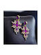 Official Purple Crystal Earrings