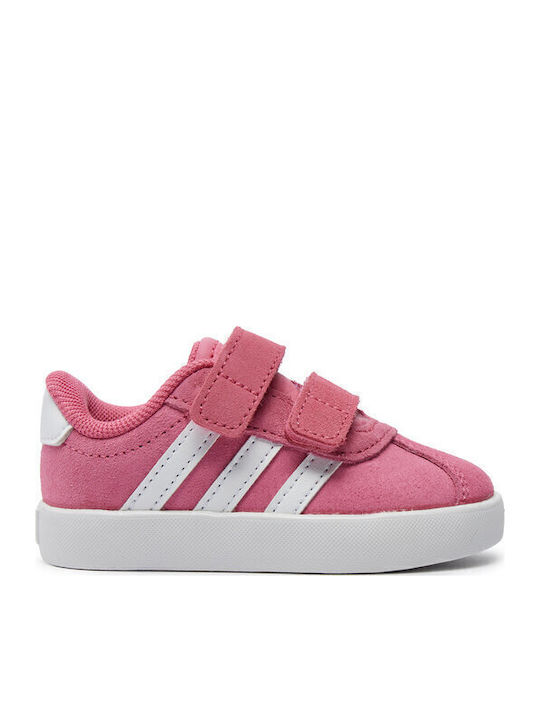 adidas VL Court Cf I Kids Sneakers with Scratch Pink IH4957