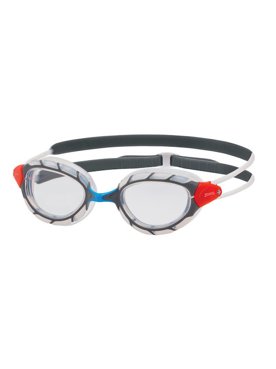 Zoggs PREDATOR Γυαλιά Κολύμβησης με Αντιθαμβωτικούς Φακούς Γκρι