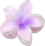 Hair Clip with Flower Purple 1pcs