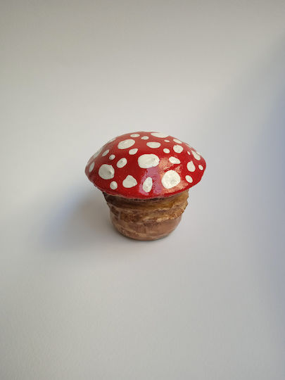 Dekoratives Pilz aus Glas 1Stück