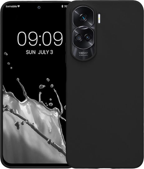 KWmobile Umschlag Rückseite Silikon 1.3mm Schwarz (Ehre 90 Lite)