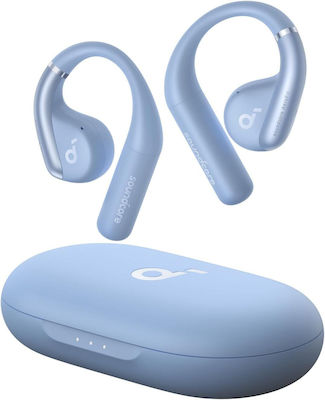 Soundcore by Anker AeroFit Air Conduction Bluetooth Handsfree Earphones with Sweat Resistance and Charging Case Blue