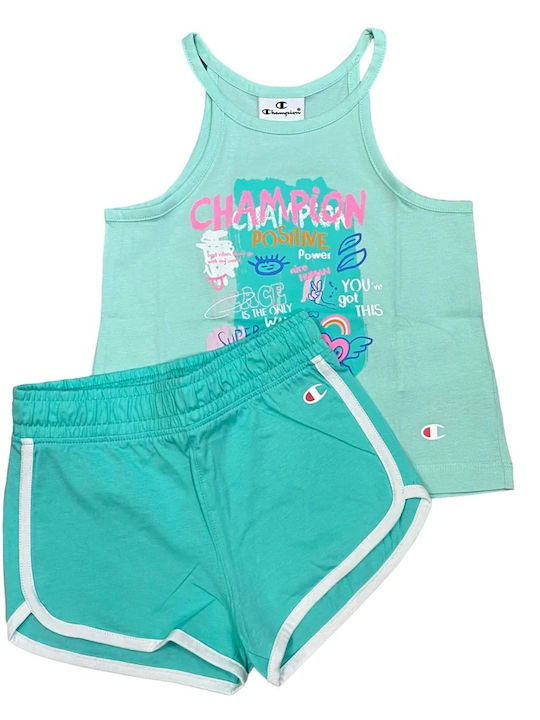 Champion Kids Set with Shorts Summer 2pcs Mint