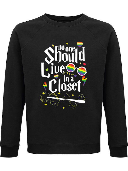 No One Should Live In A Closet Lgbt Pride Harry Potter Hanorace Harry Potter Negru