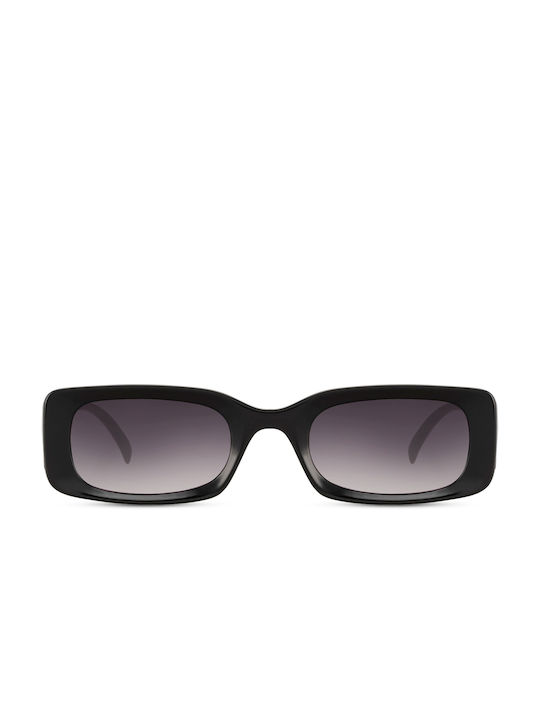 Solo-Solis Sonnenbrillen mit Schwarz Rahmen und Gray Verlaufsfarbe Linse NDL8091