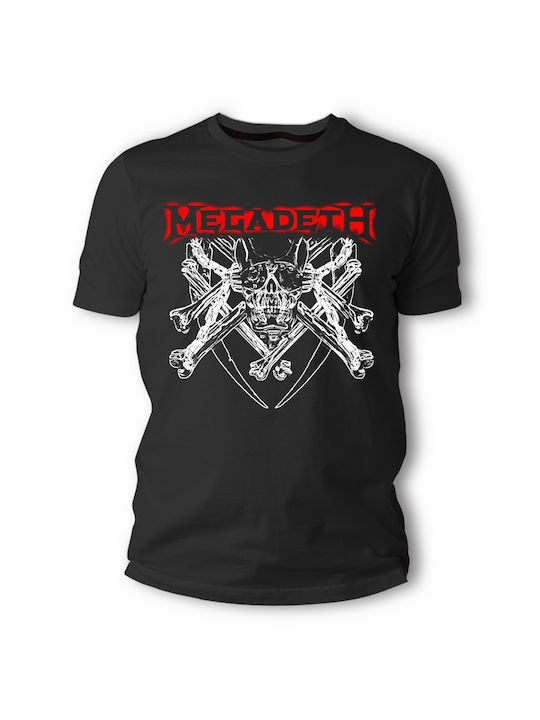 Megadeth Μπλουζάκι T-shirt Μαύρο Ts70106