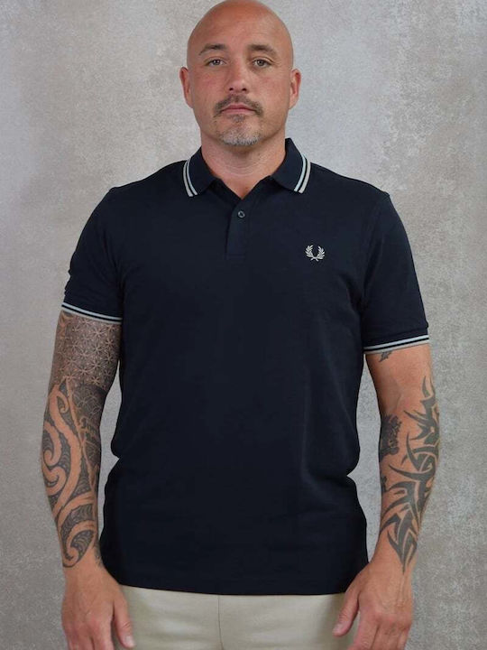 Fred Perry Мъжка Блуза Поло Тъмносиня