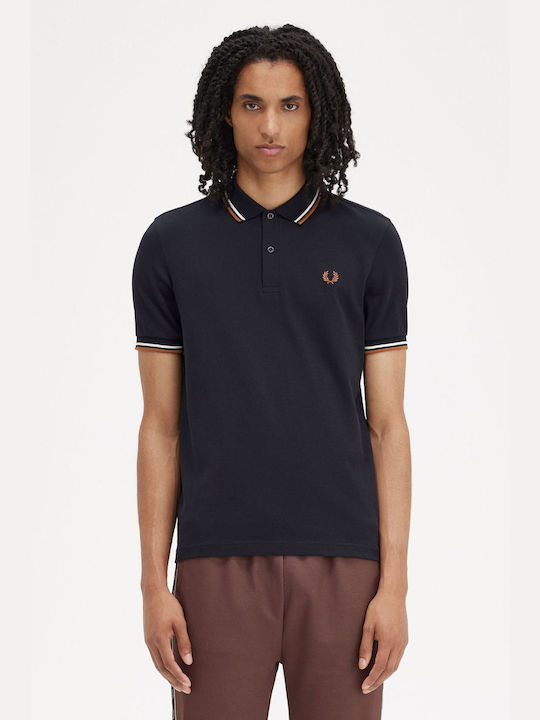 Fred Perry Men's Blouse Polo Navy Blue