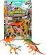 Dinosaurier Mini Figuren Kleine Karte 16x23x3cm Toymarkt 913493