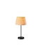 Led7 Metal Table Lamp for Socket E27 with Black Shade and Base